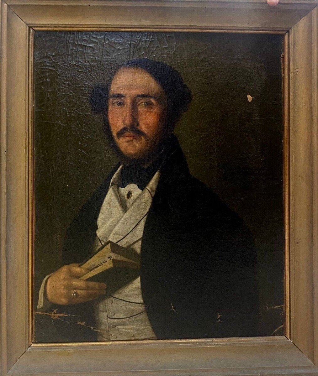 Portrait Of A Gentleman, Attributed To Tommaso Riolo (1772–1837), Palermo. 