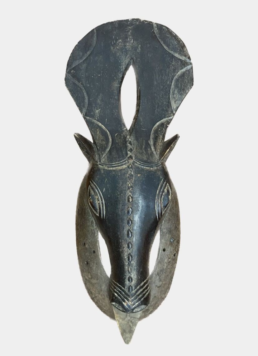 Masque Africain En Bois-photo-2