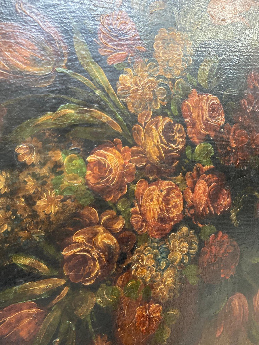 Paire de peintures à l'huile sur panneau, seconde moitié du XIXe siècle-photo-4