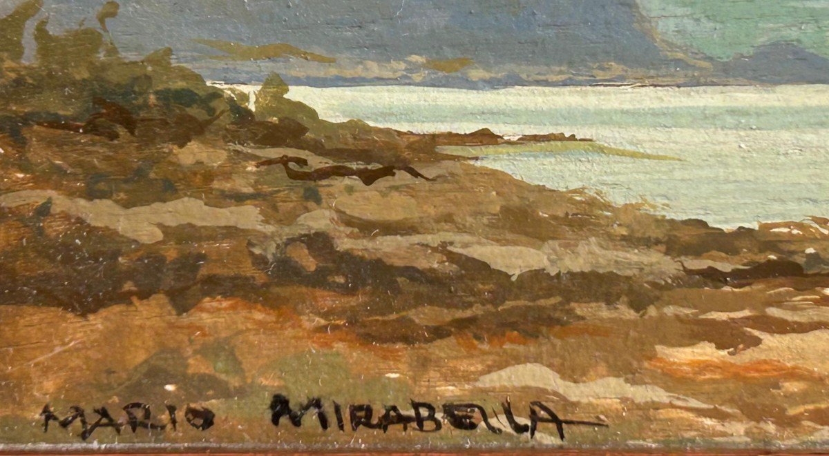 Mario Mirabella Junior (palermo, 20th Century) Marina Di Palermo-photo-3