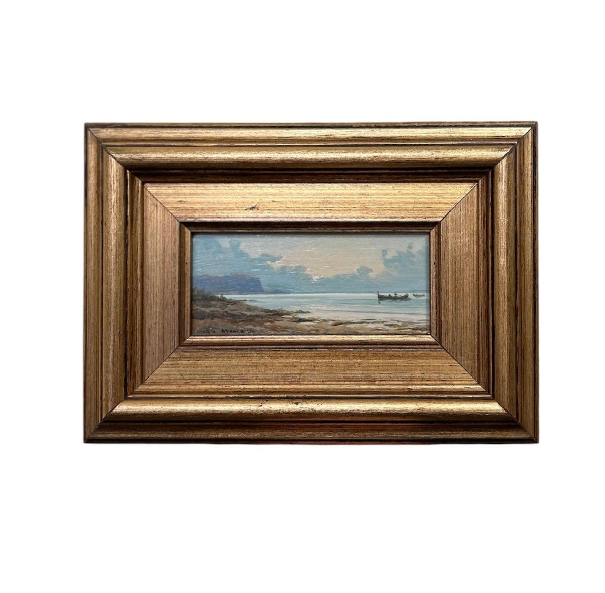 Mario Mirabella Junior (palermo, 20th Century) Marina Di Palermo