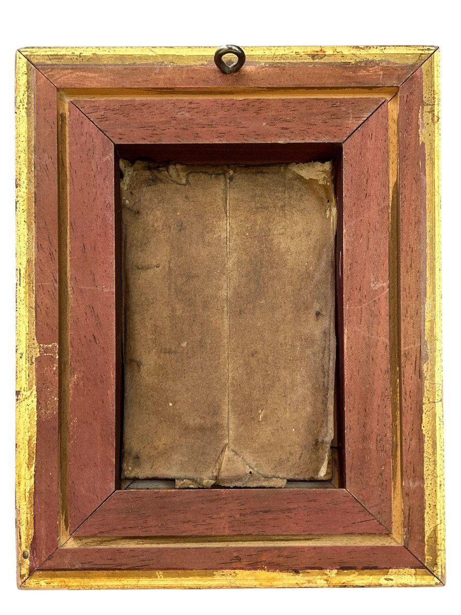 Portrait de femme, huile sur panneau, XXe siècle.-photo-1