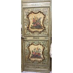 4 portes peintes de style Louis XV, SICILE