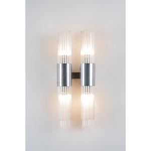 Venini, appliques murales, produites à Murano, en Italie, en 1970.