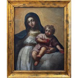 Vierge à l'Enfant, conçue par Antonio Manno (Palerme, 1739-1810).