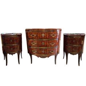 Triptyque Sicilien De Style Louis XV