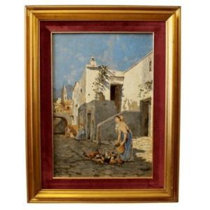Carlo Amati (1776–1852), A Scene Of Everyday Life.