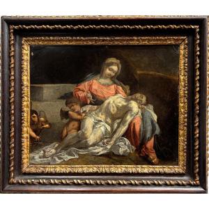 Pietà avec des anges, milieu du XVIIe siècle
