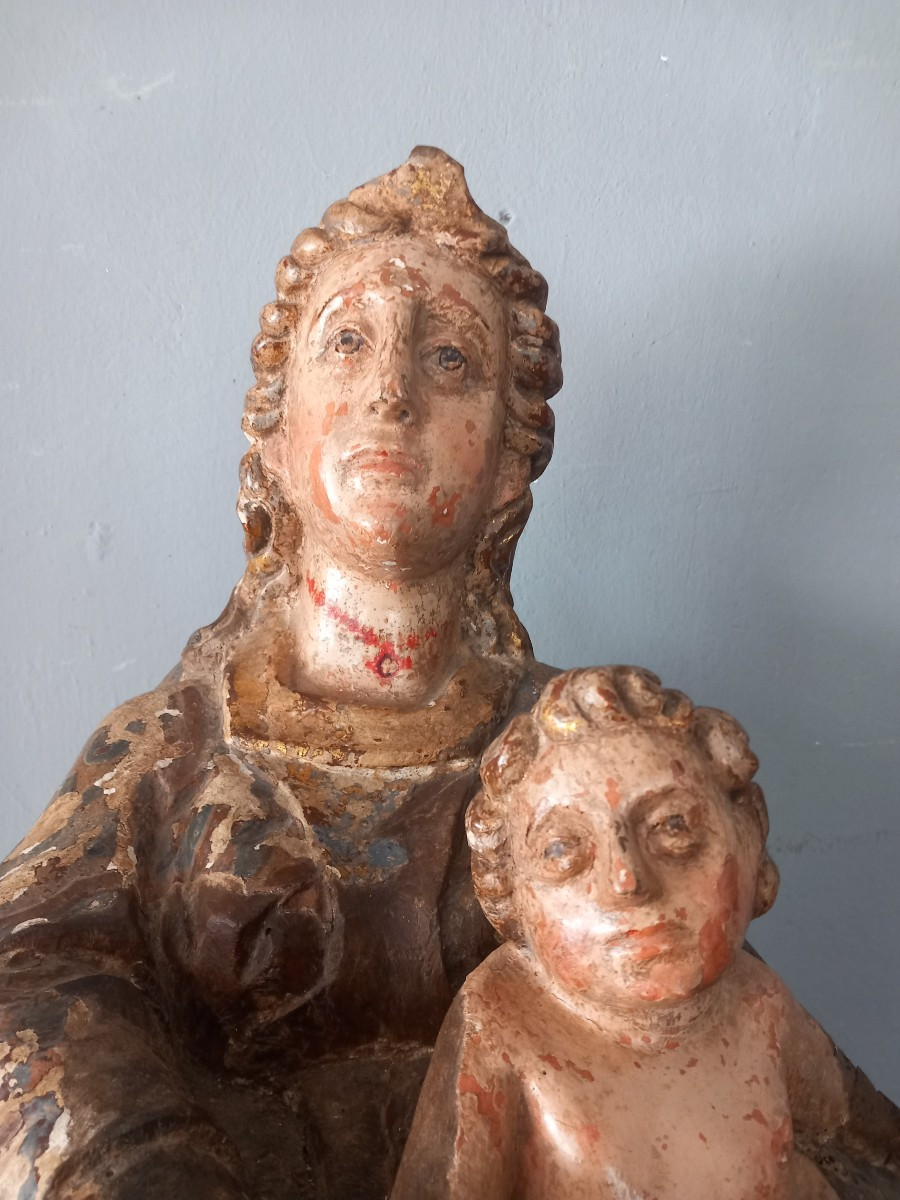 Sculpture Madonna With Child, Late 16th Century, Italy -photo-4