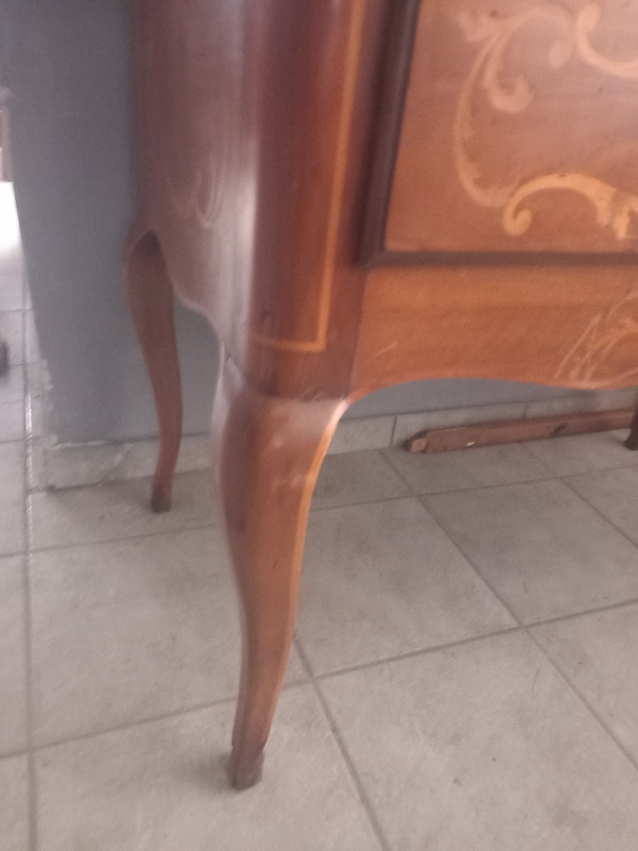 Bureau Louis XV piémontais  -photo-3