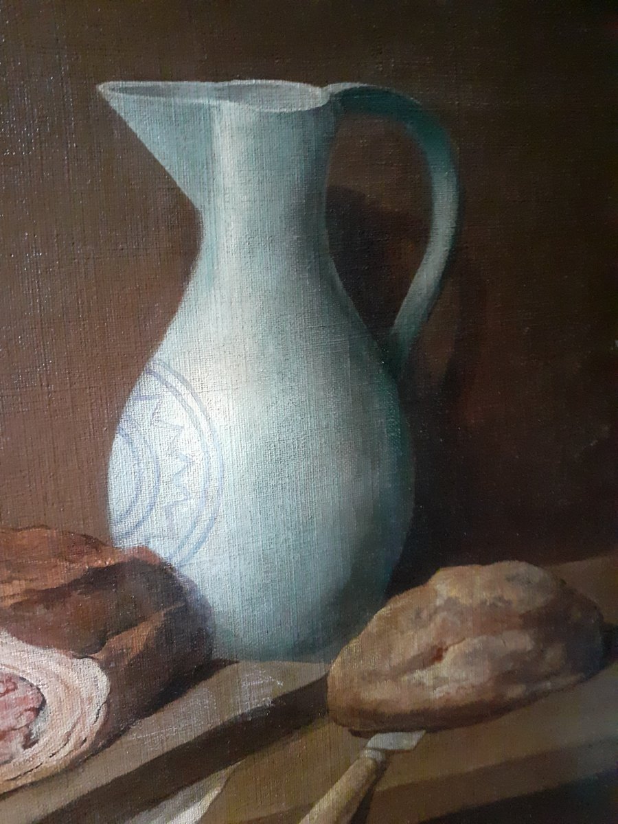 Oil Painting On Canvas Depicting Still Life, '900-photo-4