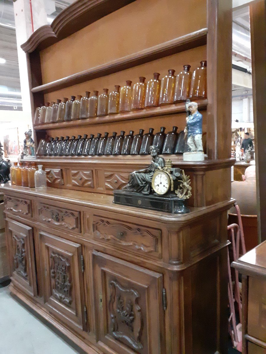 Walnut Plate Rack, Piedmont, '700 -photo-1