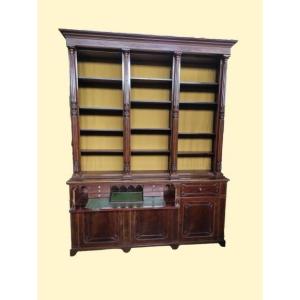 Mahogany Bookcase, 1830, Genoa