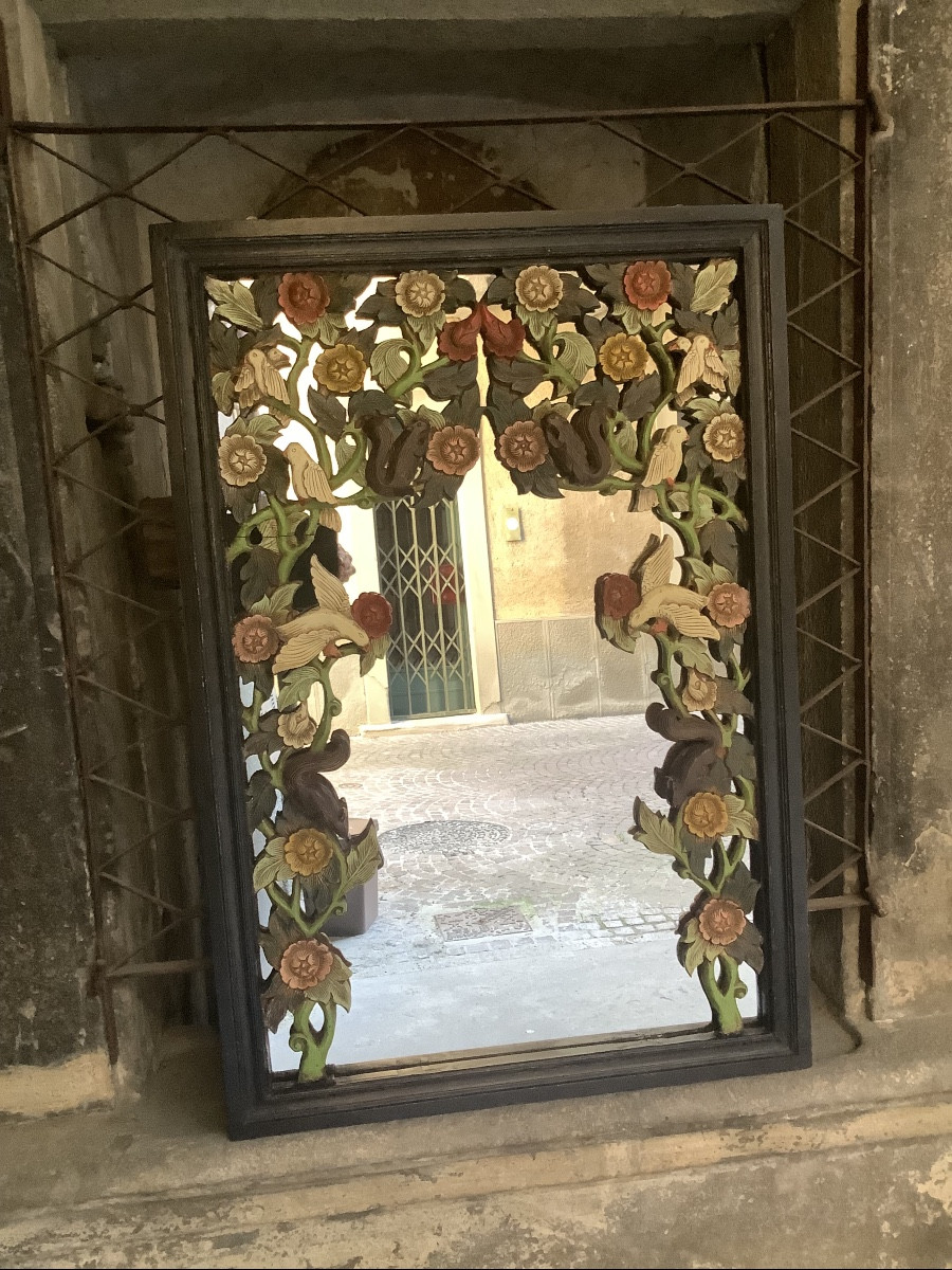 Carved And Lacquered Wooden Frame Ep 900-photo-1