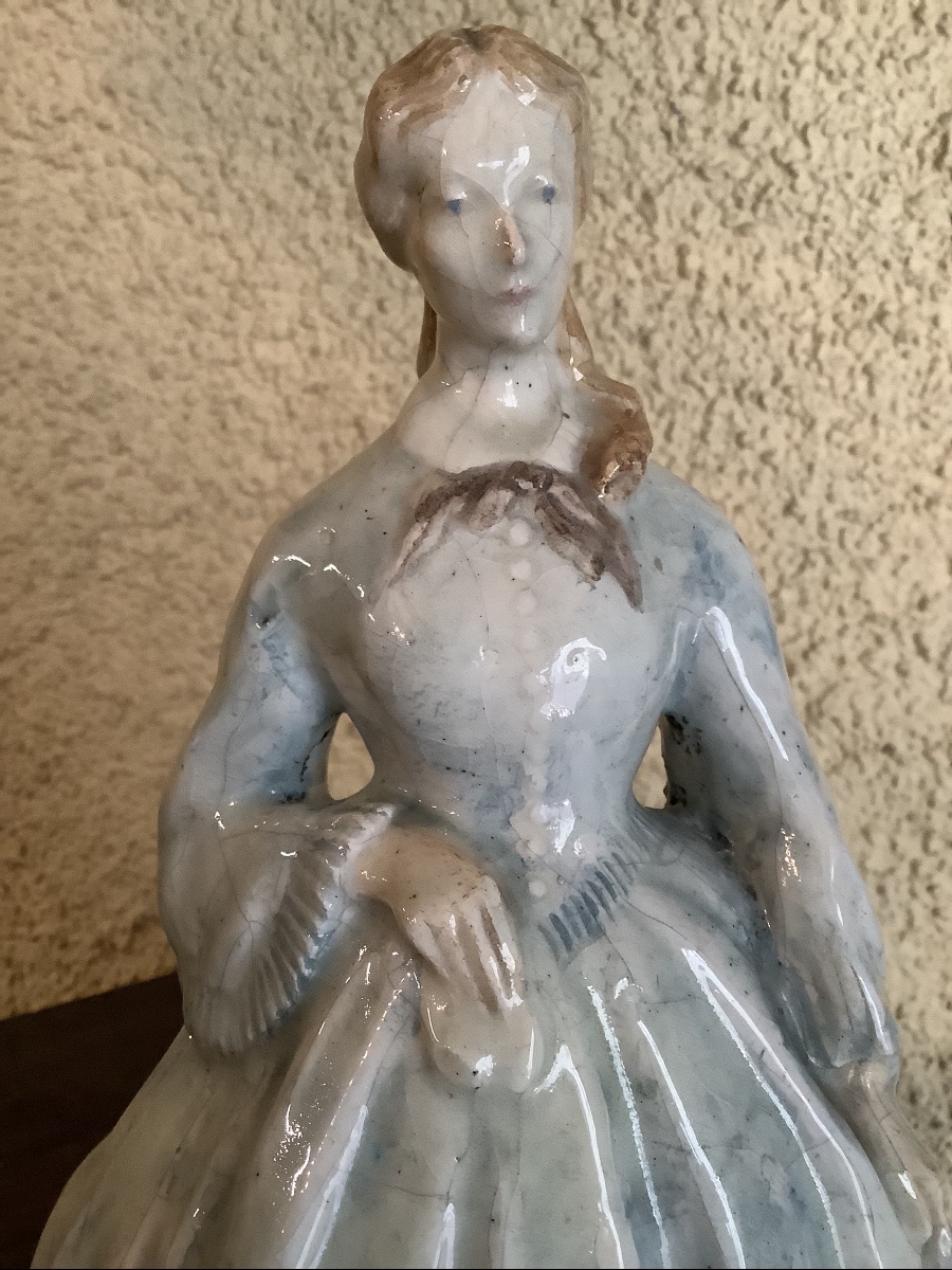 French Ceramic Checkerboard Signed Lachenal, 1925