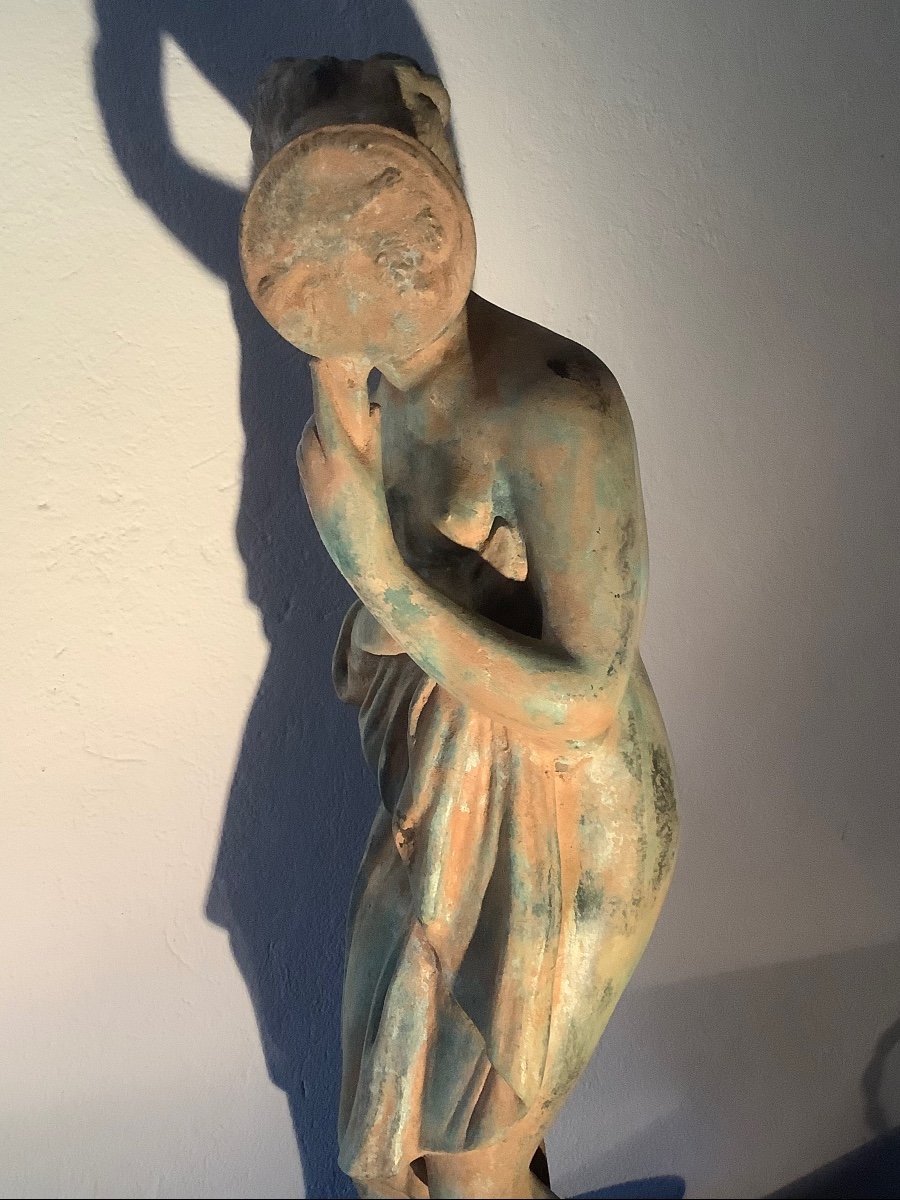 Sculpture En Bronze De Vanite’ De La Fin Du 19e’me Siecle-photo-2