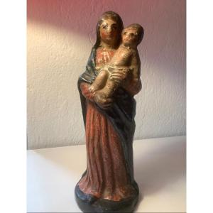 Virgin And Child In Earth Coite Ep XVIII Century