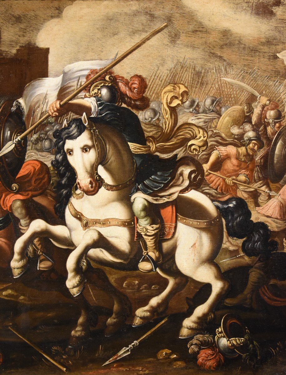 Antonio Tempesta (Florence 1555 - Rome 1630), Scène de combat entre chevaliers-photo-3