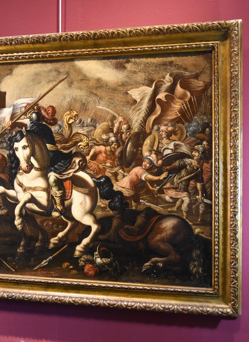 Antonio Tempesta (Florence 1555 - Rome 1630), Scène de combat entre chevaliers-photo-2