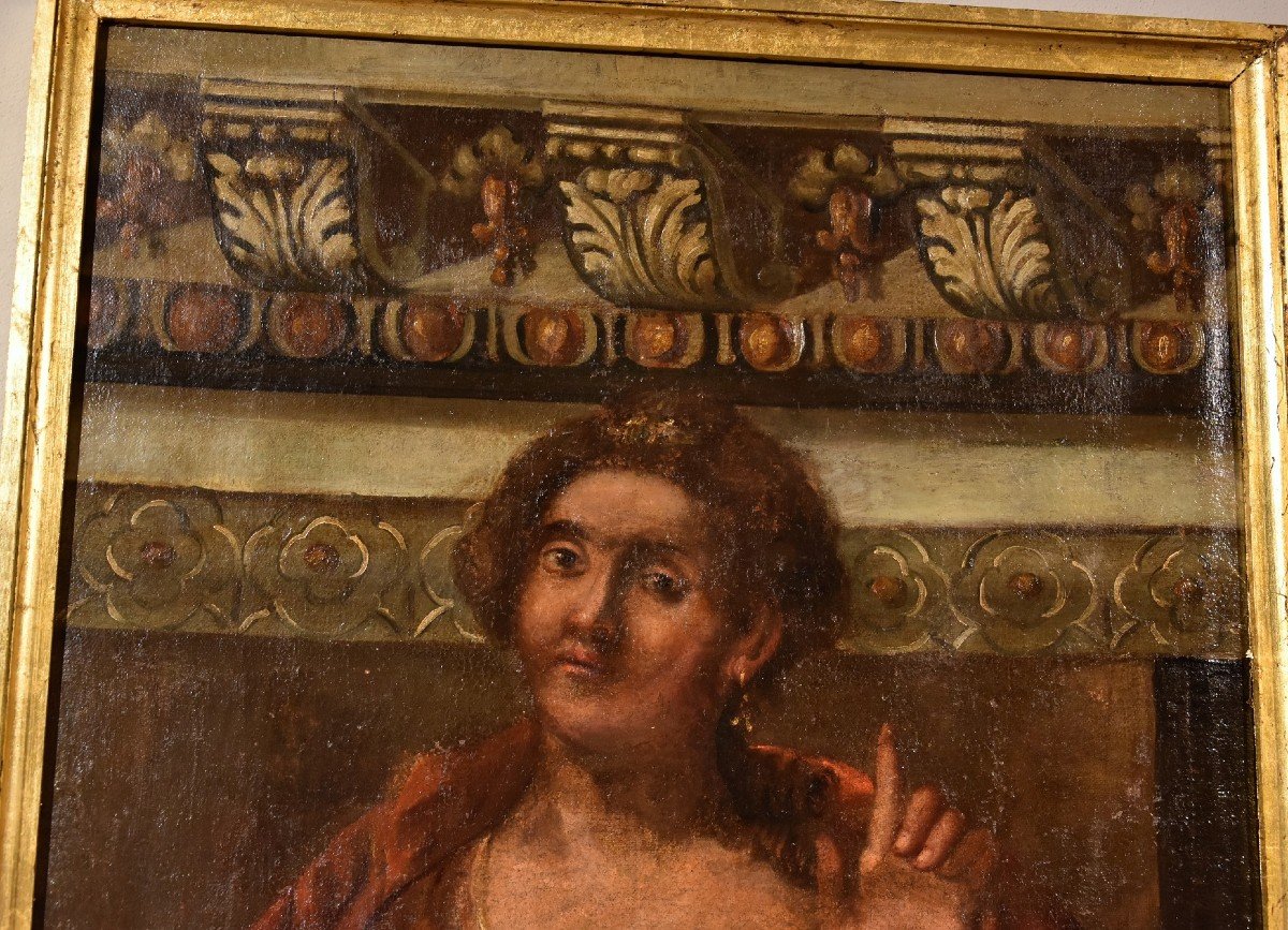 Allégorie Du Temps Indiquant La Vérité, Giacomo Stella (brescia 1545 - Rome 1630)-photo-2