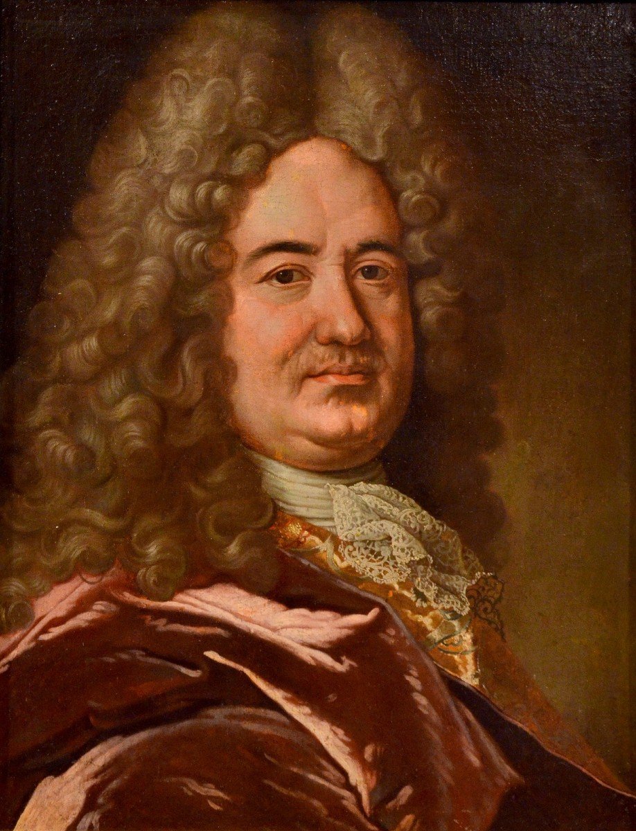 Portrait d'Un Gentilhomme, Nicolas De Largillièr (paris 1656 - 1746) Cercle De-photo-2