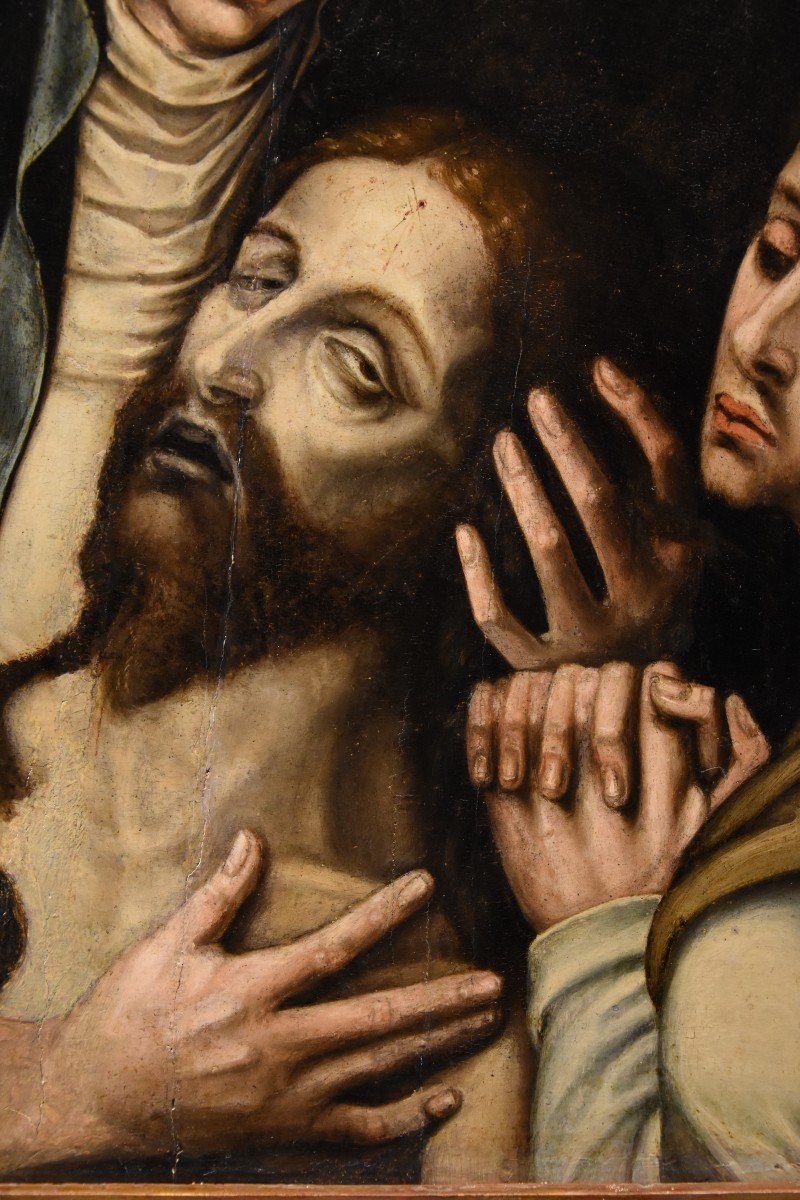 La Pietà With Saint John, Luis De Morales, Called 'el Divino' (badajoz 1509 - 1586) workshop Of-photo-8