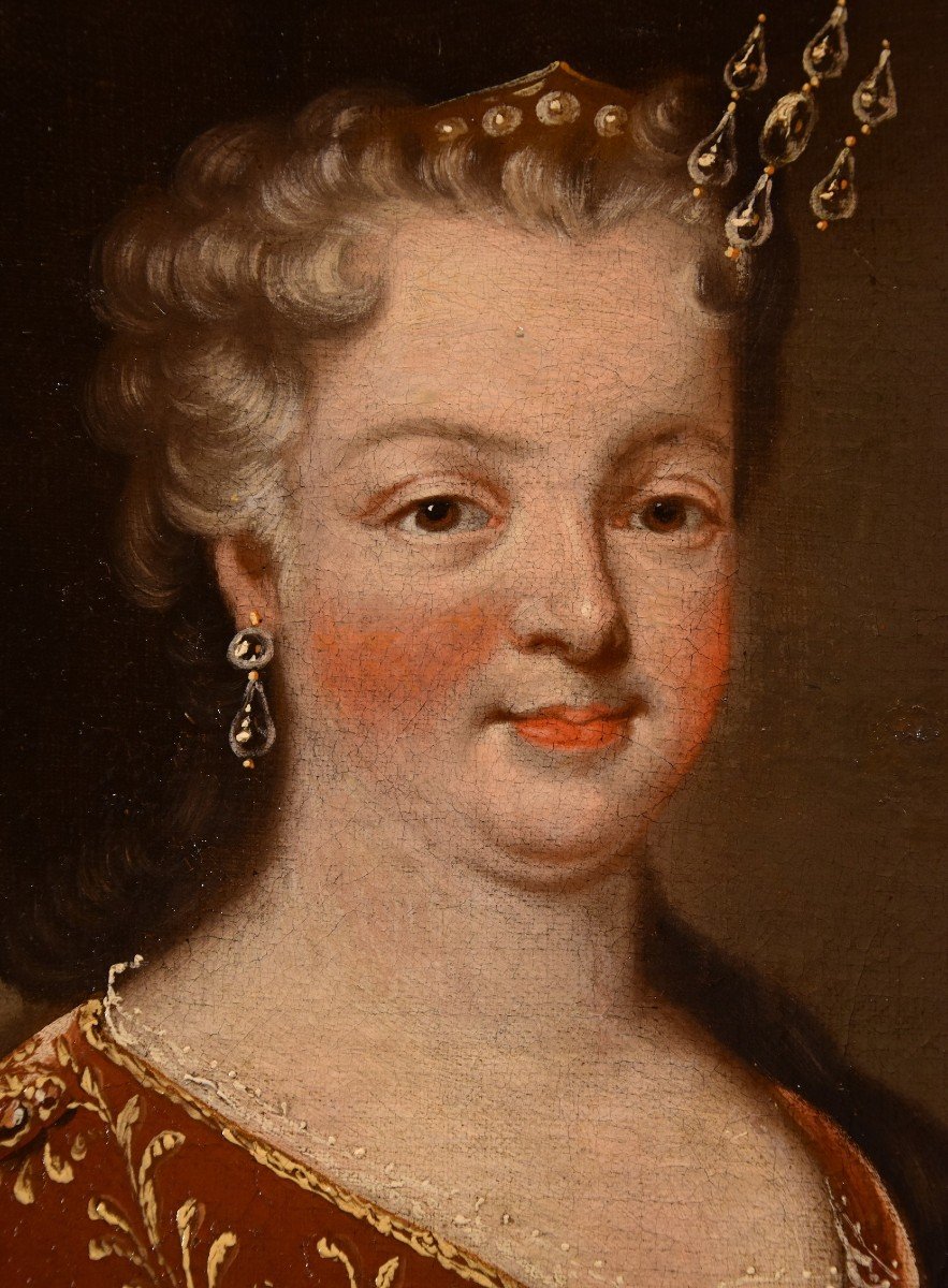 Le Roi Louis XV De France Avec La Reine Consort Maria Leszczyńska, Pierre Gobert (1662 -1744) -photo-3