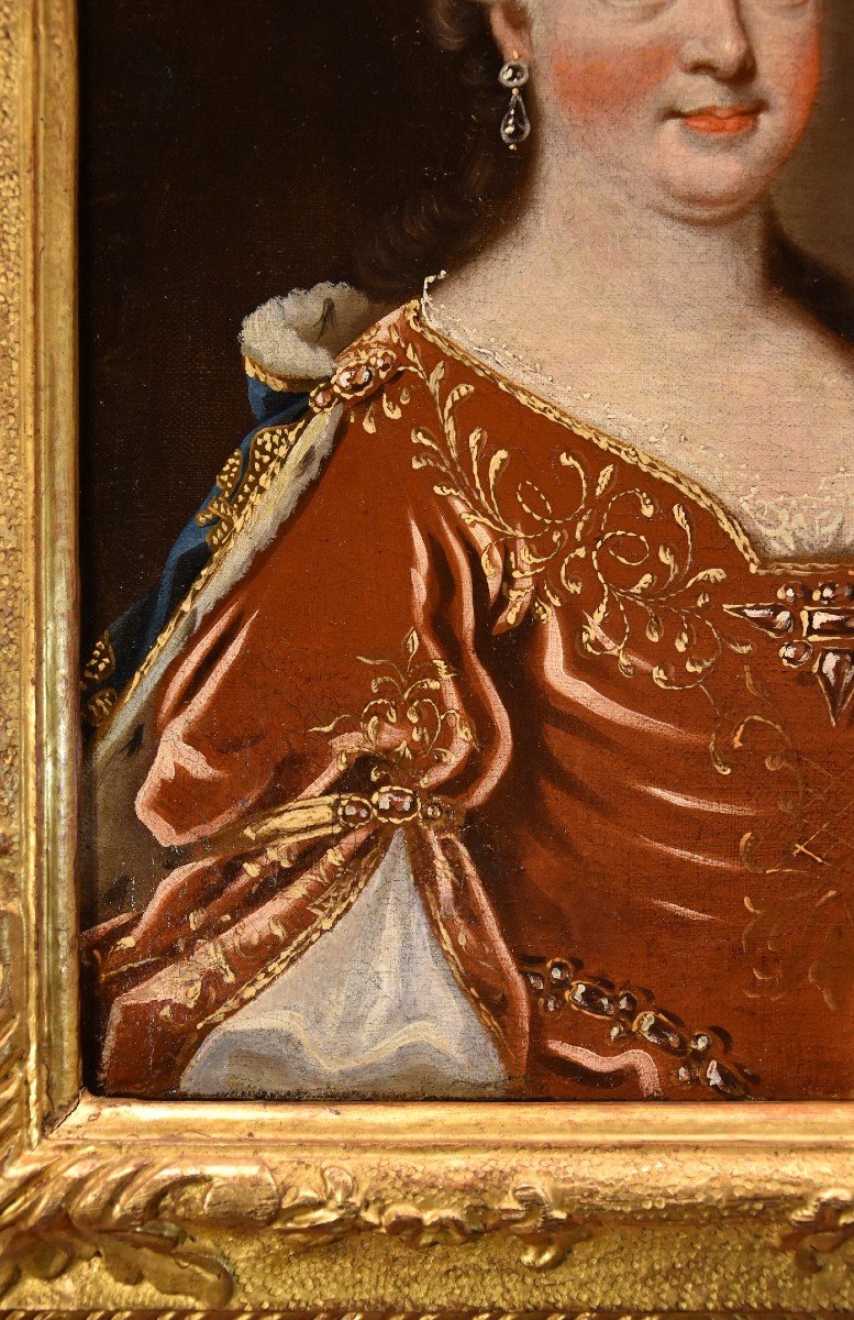 Le Roi Louis XV De France Avec La Reine Consort Maria Leszczyńska, Pierre Gobert (1662 -1744) -photo-2