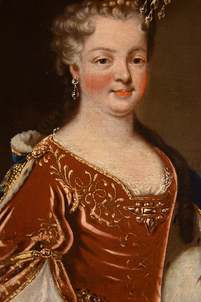 Le Roi Louis XV De France Avec La Reine Consort Maria Leszczyńska, Pierre Gobert (1662 -1744) -photo-3