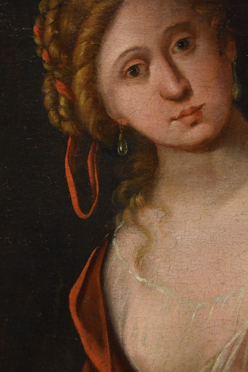 Mattheus Terwesten (the Hague, 1670 - 1757), Young Woman As Allegory Of The Art Of Painting-photo-6