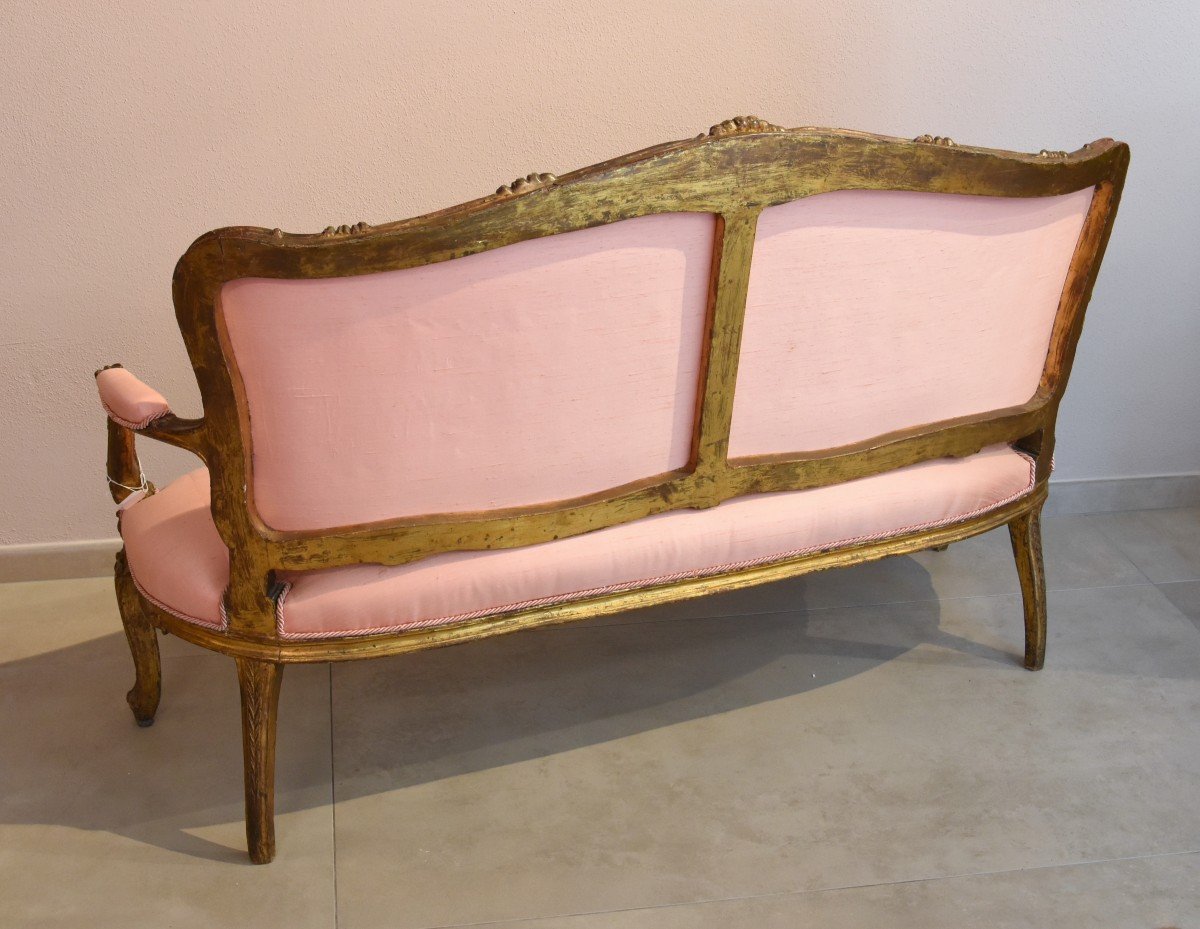 Rococo Period Sofa, France 18th Century-photo-4