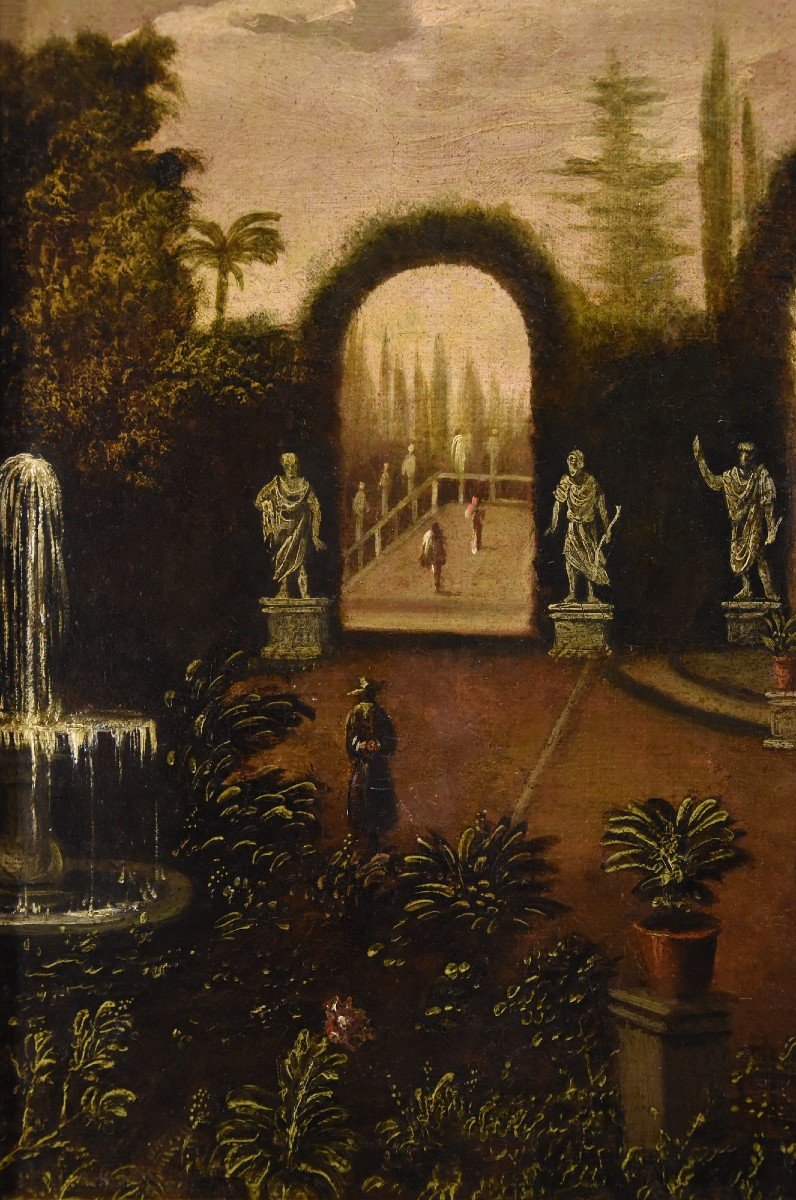 Jardin à l'Italienne Dans Une Villa, Isaac De Moucheron (amsterdam 1667 - 1744) Cercle-photo-2