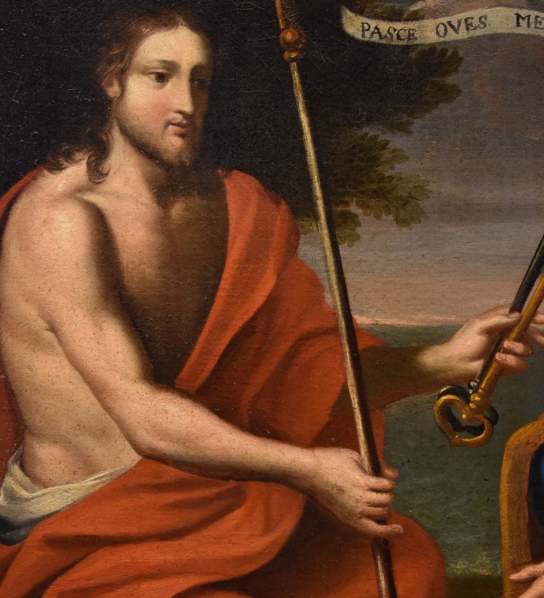 Christ Remettant Les Clés à Saint Pierre, Paolo De Matteis (Naples, 1662 - 1728) Attribué à-photo-3