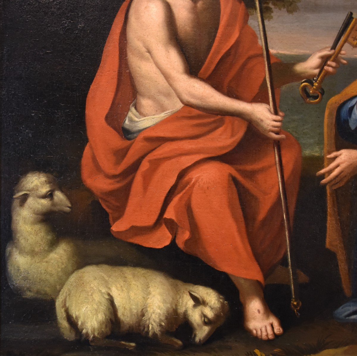 Christ Remettant Les Clés à Saint Pierre, Paolo De Matteis (Naples, 1662 - 1728) Attribué à-photo-5