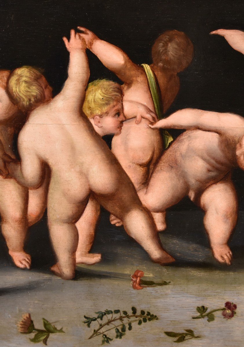 Dance Of Putti, Cornelis Van Cleve (antwerp, 1520 - 1567) Workshop-photo-1