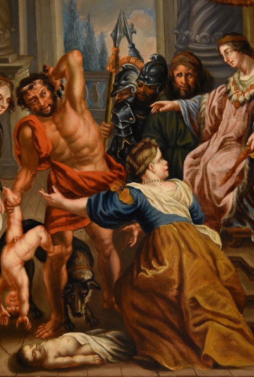 Le Jugement Du Roi Salomon, Pierre Paul Rubens (siegen 1577 - Anvers 1640) Cercle De-photo-4
