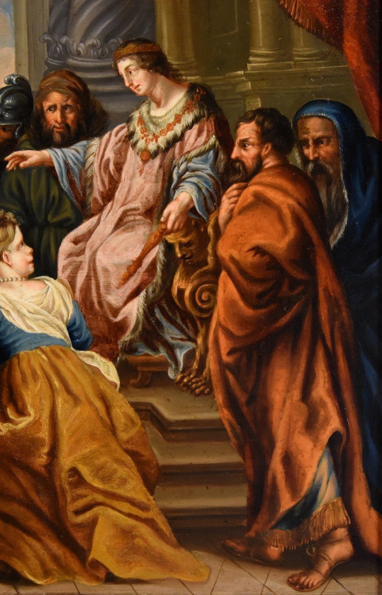 Le Jugement Du Roi Salomon, Pierre Paul Rubens (siegen 1577 - Anvers 1640) Cercle De-photo-1