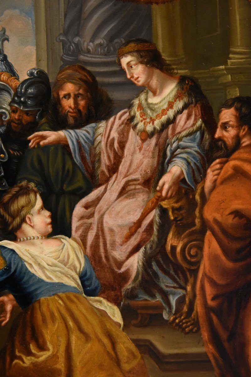 Le Jugement Du Roi Salomon, Pierre Paul Rubens (siegen 1577 - Anvers 1640) Cercle De-photo-2