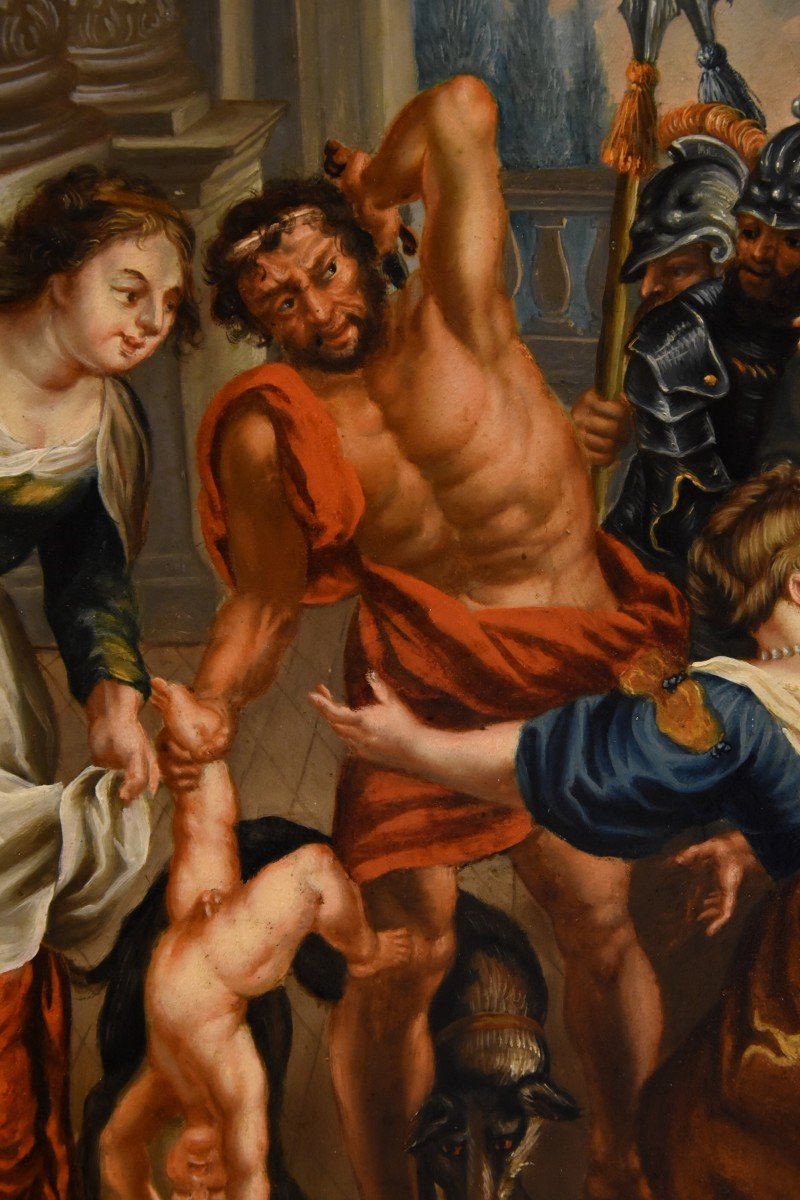 Le Jugement Du Roi Salomon, Pierre Paul Rubens (siegen 1577 - Anvers 1640) Cercle De-photo-3