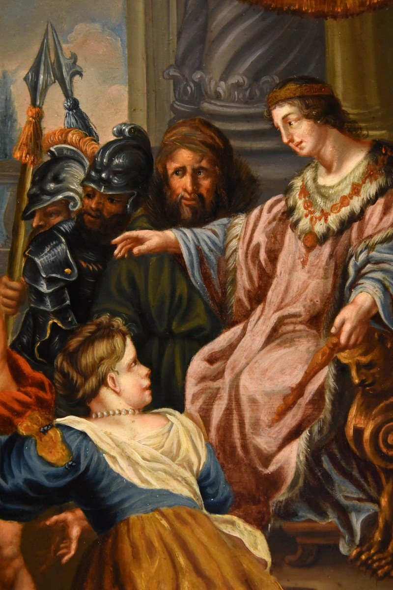 Le Jugement Du Roi Salomon, Pierre Paul Rubens (siegen 1577 - Anvers 1640) Cercle De-photo-6