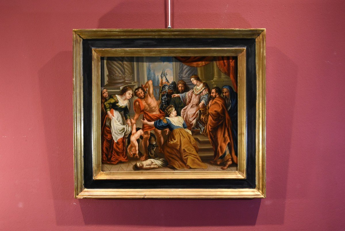 Le Jugement Du Roi Salomon, Pierre Paul Rubens (siegen 1577 - Anvers 1640) Cercle De-photo-7