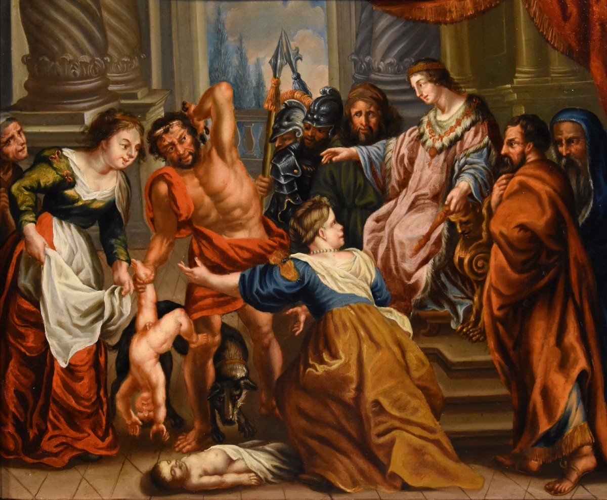 Le Jugement Du Roi Salomon, Pierre Paul Rubens (siegen 1577 - Anvers 1640) Cercle De