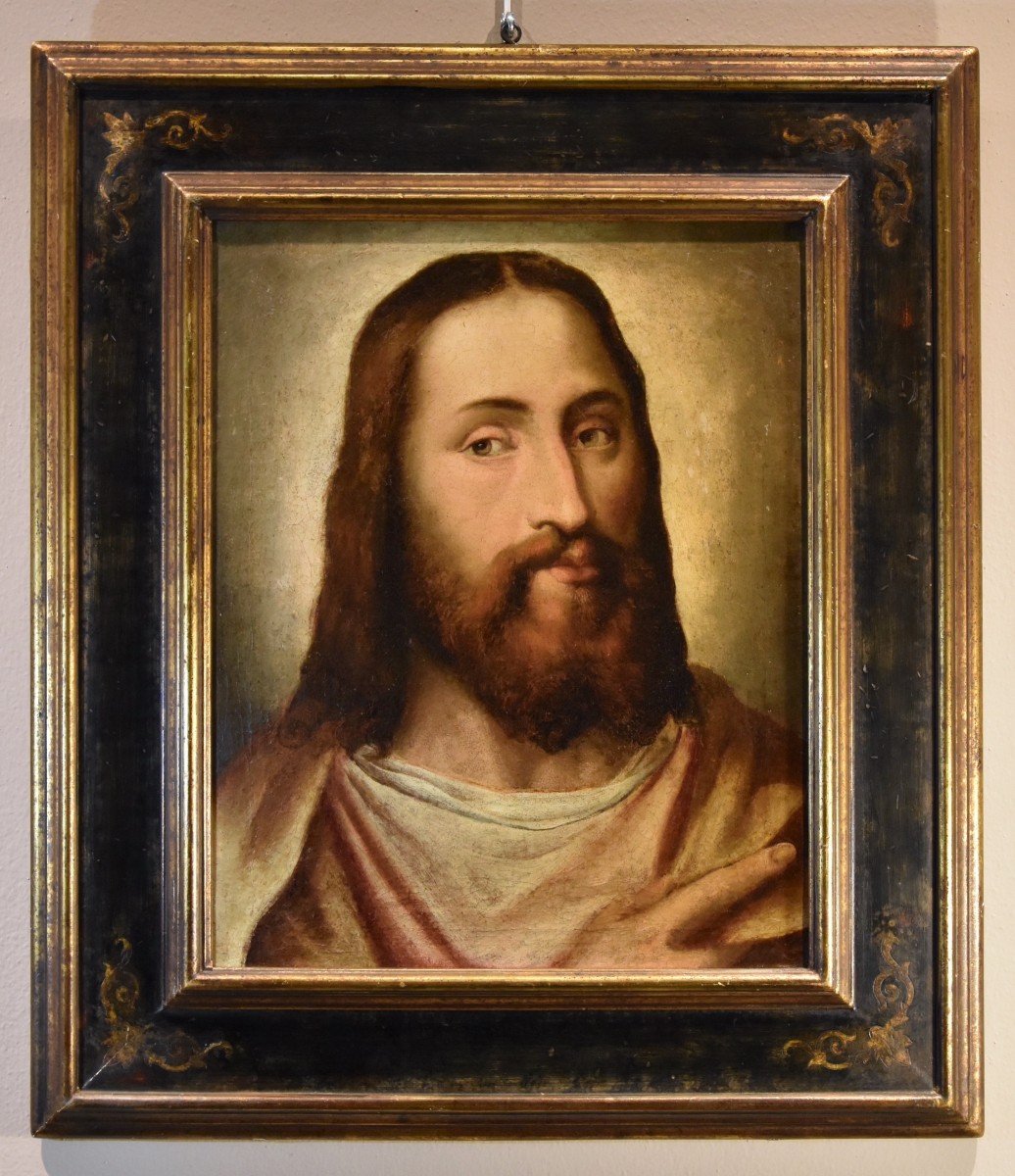 Portrait du Christ Rédempteur, Anonyme Titianesque XVIe Siècle