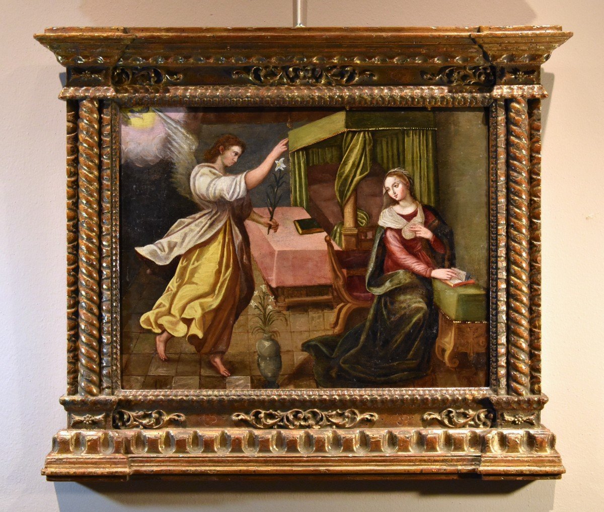 The Annunciation, Tuscan School Second Half Of The 16th Century-photo-2