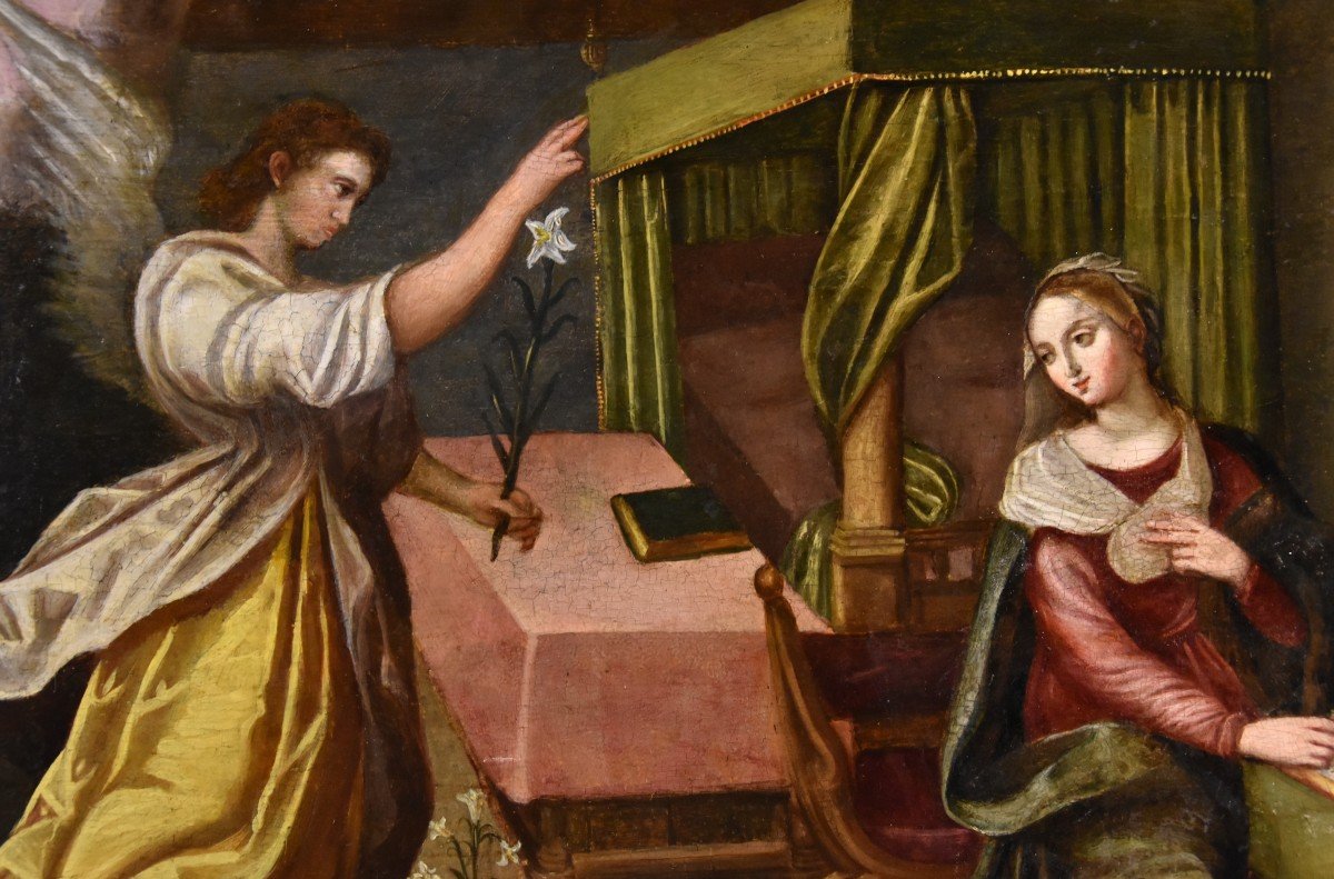The Annunciation, Tuscan School Second Half Of The 16th Century-photo-1