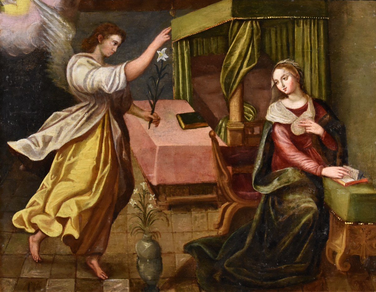 The Annunciation, Tuscan School Second Half Of The 16th Century