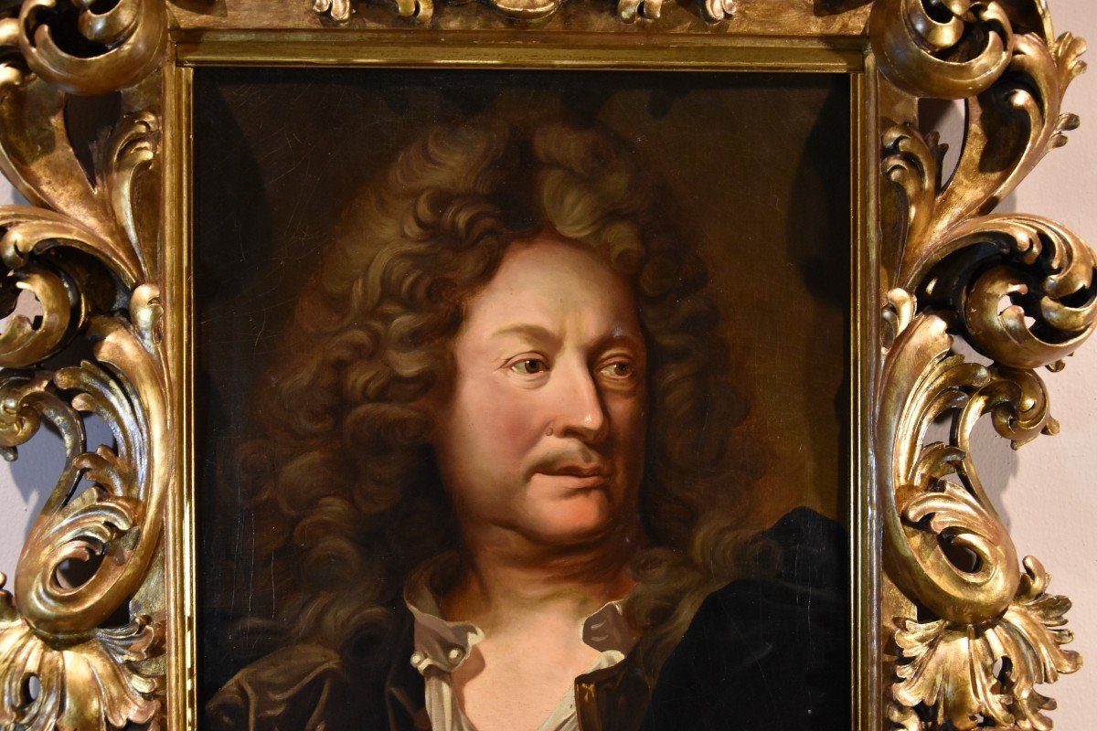Portrait Of Charles De La Fosse (1636-1716), Hyacinthe Rigaud (perpignan 1659 - Paris 1743) -photo-4