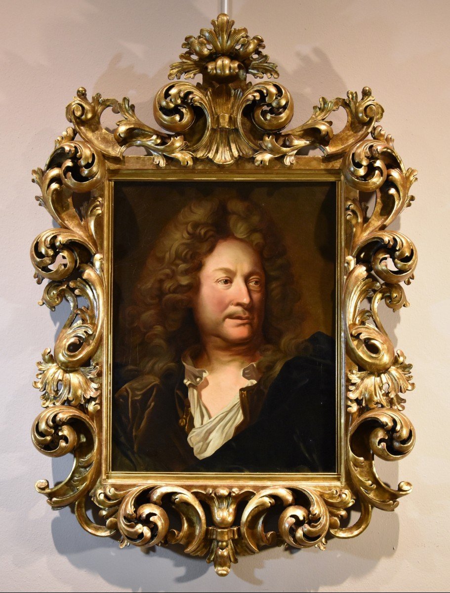 Portrait Of Charles De La Fosse (1636-1716), Hyacinthe Rigaud (perpignan 1659 - Paris 1743) 