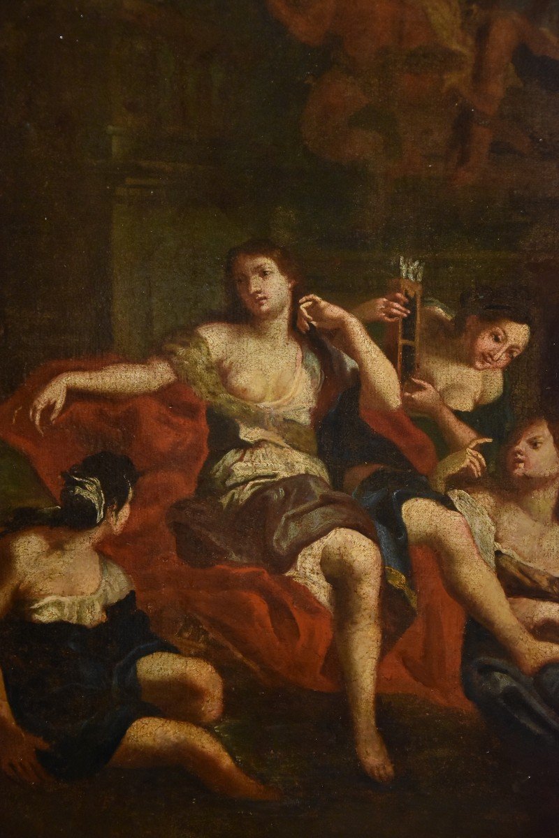 Bon Boullogne (paris, 1649 - Paris, 1717) Workshop Of Episodes From The Myth Of Diana-photo-3