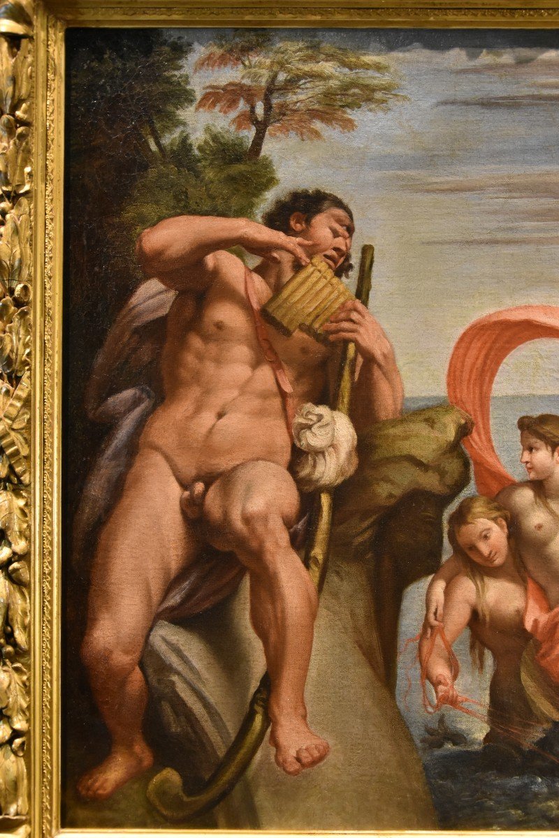 Polyphemus And Galatea, Annibale Carracci (bologna, 1560 - Rome, 1609) Workshop Of-photo-3
